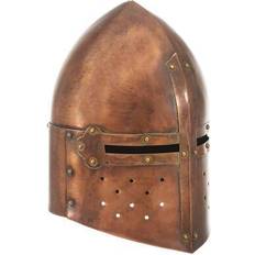 Hjelmer vidaXL Medieval Knight Helmet for Role-Playing Games Antique Steel