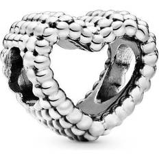 Pandora Charms & Pendants Pandora Beaded Open Heart Charm - Silver