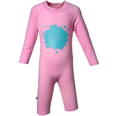 Polyester UV-drakter Isbjörn of Sweden Sun Jumpsuit - Frost Pink (9100)