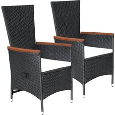 vidaXL 47675 2-pack Garden Dining Chair