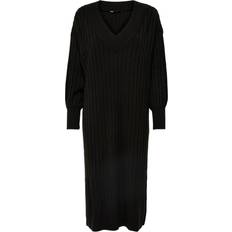 Only Damen Kleider Only Tessa Knitted Dress - Black