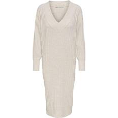 Kleider reduziert Only Tessa Knitted Dress - Beige/Pumice Stone