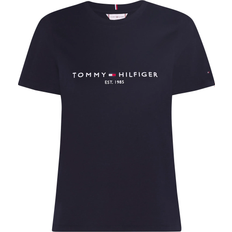 Blau - Damen T-Shirts Tommy Hilfiger Heritage Hilfiger Cnk Tee - Desert Sky