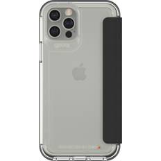 Transparent Klapphüllen Gear4 Wembley Flip Case for iPhone 12 Pro Max