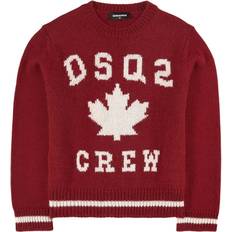 Wool Knitted Sweaters Children's Clothing DSquared2 D2Kids Knit Sweater - Maroon (DQ0350D001AJDQ400)