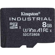 8 GB Minnekort & minnepenner Kingston Industrial microSDHC Class 10 UHS-I U3 V30 A1 8GB