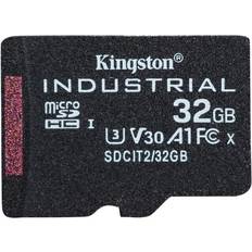 MicroSDHC Minnekort & minnepenner Kingston Industrial microSDHC Class 10 UHS-I U3 V30 A1 32GB