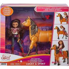 Hester Dukker & dukkehus Mattel Dreamworks Spirit Untamed Ride Together Lucky & Spirit Horse