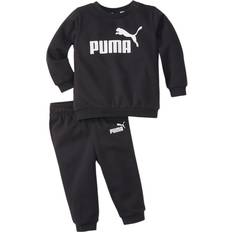 Puma Infant + Toddler Essentials Minicats Jogger Suit - Cotton Black (846141-01)