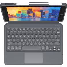 Tastatur til nettbrett - Tenkeyless (TKL) Tastaturer Zagg Pro Keys with Trackpad for iPad 10.2" (7th/8th/9th Gen) (Nordic)