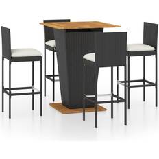 Outdoor Bar Sets vidaXL 3064860 Outdoor Bar Set, 1 Table inkcl. 4 Chairs