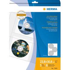 Oppbevaring dvd Kontorartikler Herma CD/DVD Pockets
