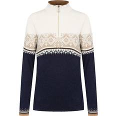 Dale of Norway Bekleidung Dale of Norway Moritz Women's Sweater - Navy/Off White/Beige