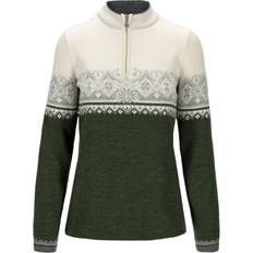 Dame genser norway Klær Dale of Norway Moritz Women's Sweater - Dark Green/Light Grey/White