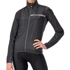 Castelli Cycling Jackets Castelli Squadra Stretch Cycling Jacket Women - Light Black/Dark Gray