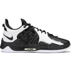 Nike Paul George - Women Basketball Shoes Nike PG 5 - Black/White/Volt/Black