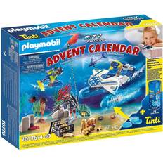 Advent Calendars Playmobil Advent Calendar Bathing Fun Police Diving Mission 70776