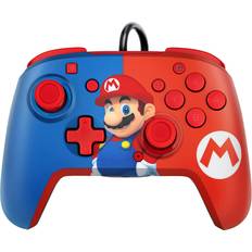 Switch controller mario PDP Faceoff Deluxe+ Audio Wired Controller - Mario