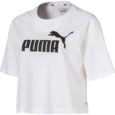 Puma Essential Logo Crop T-shirt - White