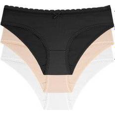 Dorina Naomi Hipster Panties 3-pack - Ivory/Beige/Black