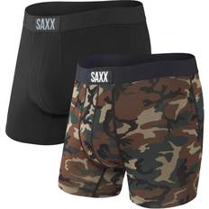 Saxx Vibe Boxer 2-pack - Black/Wood Camo