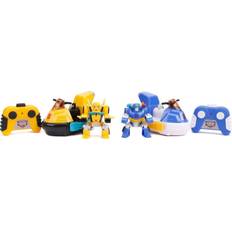RC Toys Jada Transformers Rescue Bots Academy Bumblebee vs Chase Bumper Cars Twin Pack RTR