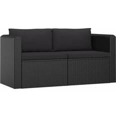 Patio Furniture vidaXL 46556 Outdoor Lounge Set, Table incl. 2 Sofas