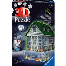 3D-puslespill Ravensburger 3D Puzzle Haunted House with Night Light 216 Pieces