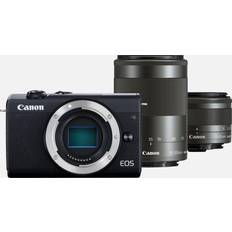 Digitalkameras reduziert Canon EOS M200 + 15-45mm IS STM + 55-200mm IS STM