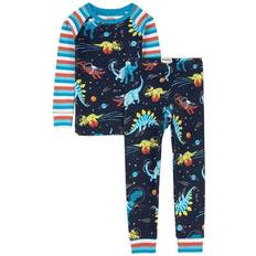 Hatley Space Dino Pajamas - Navy