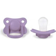 Filibabba Pacifiers Fresh Violet 0-6m 2-pack