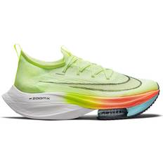 Green - Women Running Shoes Nike Air Zoom Alphafly Next % Flyknit W - Barely Volt/Hyper Orange/Dynamic Turquoise/Black