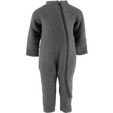 Babys Basisschicht Mikk-Line Baby Wool Suit - Anthracite Melange (50005)