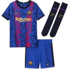 Soccer Uniform Sets Nike FC Barcelona Third Mini Kit 21/22 Youth