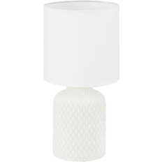 Keramikk Bordlamper Eglo Bellariva White Bordlampe 32cm