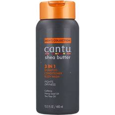 Cantu Shampoos Cantu Men's 3 in 1 Shampoo, Conditioner & Body Wash 400ml