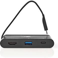 Nedis USB C-USB C/HDMI/USB A M-F Adapter