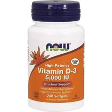 Now Foods Vitamin D 3 5000iu 240 pcs