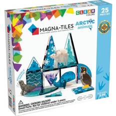 Magna-Tiles Bauspielzeuge Magna-Tiles Clear Colors Arctic Animals 25pcs