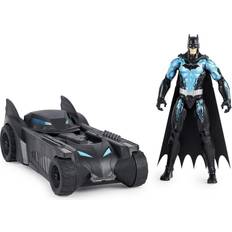 Superhelter Actionfigurer Spin Master Bat-Tech Batman+Batmobile 30cm