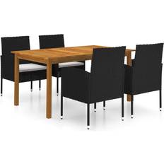 vidaXL 3067832 Patio Dining Set, 1 Table incl. 4 Chairs