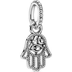 Silver Charms & Pendants Pandora Protective Hamsa Hand Dangle Charm - Silver