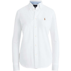 Damen Hemden Polo Ralph Lauren Heidi Long Sleeve Shirt - White