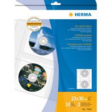 CD- & Vinyloppbevaring Herma /DVD Pockets