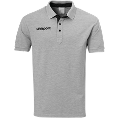 Uhlsport Essential Prime Polo Shirt Men - Gray Melange/Black