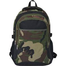 Ryggsekk 40l Vesker vidaXL School Backpack 40L - Black/Camouflage