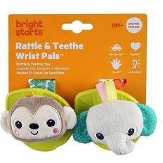 Bright Starts Babyspielzeuge Bright Starts Wrist Pals Monkey & Elephant