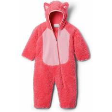 Rosa Fleeceoveralls Columbia Infant Foxy Baby Sherpa Bunting - Bright Geranium/Pink Orchid