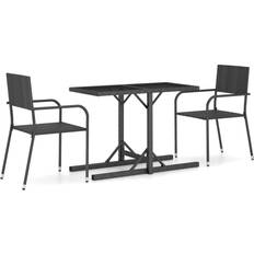 vidaXL 3072443 Patio Dining Set, 1 Table incl. 2 Chairs