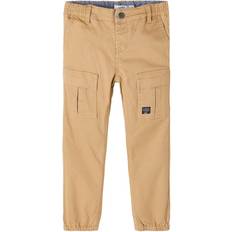 Name It Cotton Twill Cargo Trousers - Brown/Kelp (13190673)
